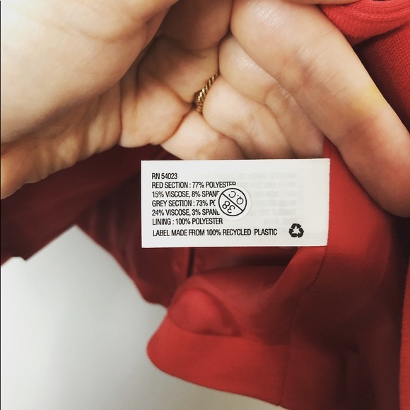 GAP $128 NWT red and gray academy blazer size 4 - Picture 4 of 7